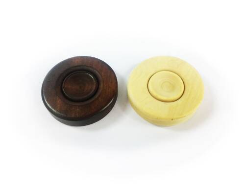 Helena Wood Art Genius El Oyması Ahşap Tavla Seti Ceviz - 9