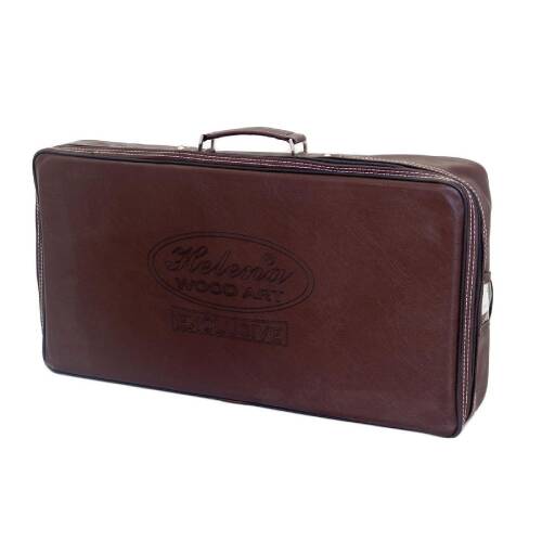 Helena Wood Art King El Yapımı Ahşap Tavla Seti Geniş - 10