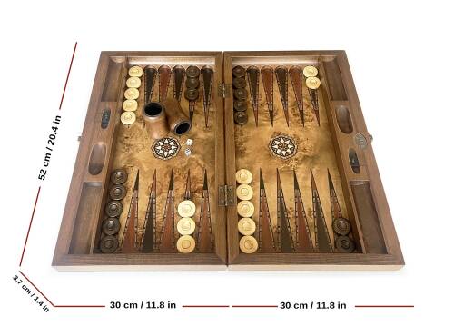 Helena Wood Art King Tavla Geniş Mazel - 4