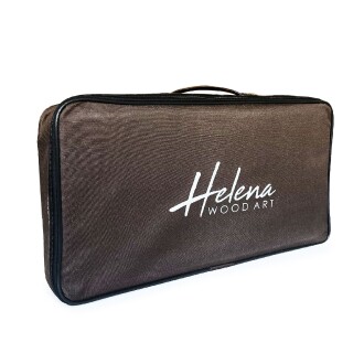 Helena Wood Art Klasik El Yapımı Ahşap Tavla Seti Büyük Boy - 10