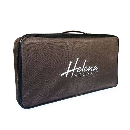 Helena Wood Art Klasik El Yapımı Ahşap Tavla Seti Büyük Boy - 10