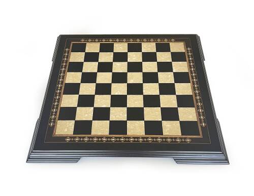 Helena Wood Art Masif Ahşap Koyu Satranç Tablası - 2