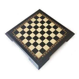 Helena Wood Art Masif Ahşap Koyu Satranç Tablası - 6