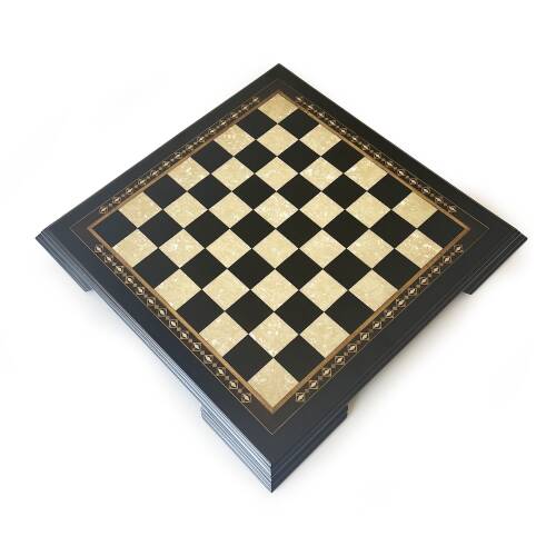 Helena Wood Art Masif Ahşap Koyu Satranç Tablası - 6