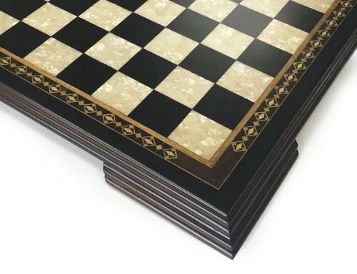 Helena Wood Art Masif Ahşap Koyu Satranç Tablası - 7