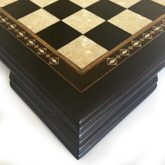 Helena Wood Art Masif Ahşap Koyu Satranç Tablası - 9