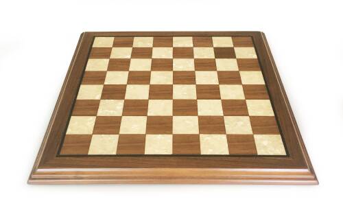 Helena Wood Art Masif Ceviz Sedefli Satranç Tablası 40x40cm - 2