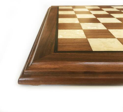 Helena Wood Art Masif Ceviz Sedefli Satranç Tablası 40x40cm - 6