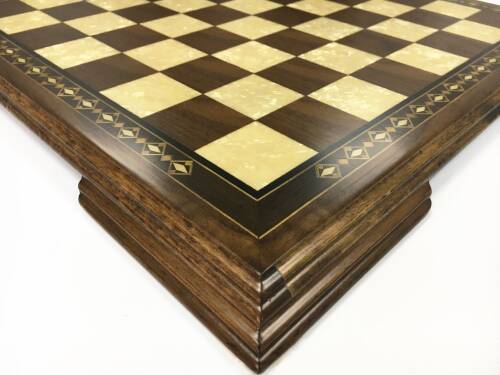 Helena Wood Art Masif Ceviz Sedefli Satranç Tablası 42 cm - 6