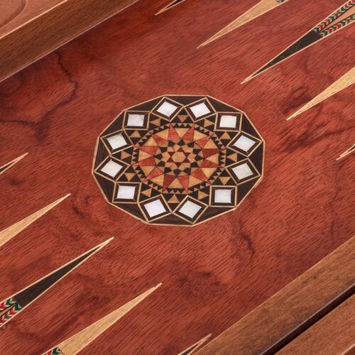Helena Wood Art Ottoman Grand Sedef Mozaik Tavla Gül Ağacı