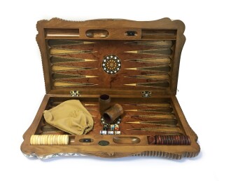 Helena Wood Art Ottoman Grand Sedef Mozaik Tavla Gül Ağacı - 8