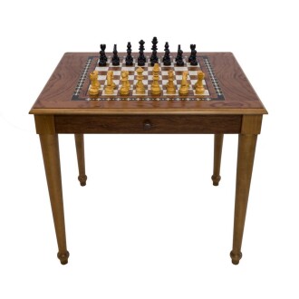 Helena Wood Art Satranç Masası Çekmeceli - 2