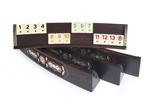 Helena Wood Art Sedef Kakmalı Oval Okey Takımı 4510 - 2