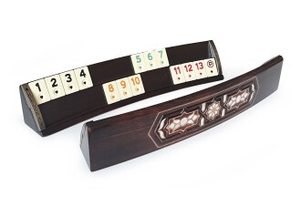 Helena Wood Art Sedef Kakmalı Oval Okey Takımı 4510 - 6