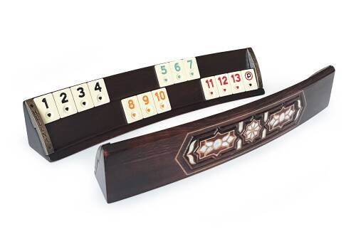 Helena Wood Art Sedef Kakmalı Oval Okey Takımı 4510 - 6