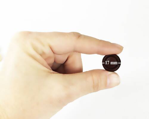 El Yapımı Şimşir Mini Tavla Pulu 17mm - 4