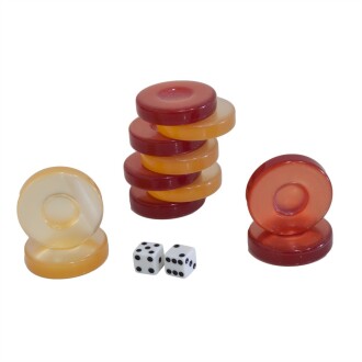 Helena Wood Art Süper Lüks Polyester Tavla Pulu 35mm 