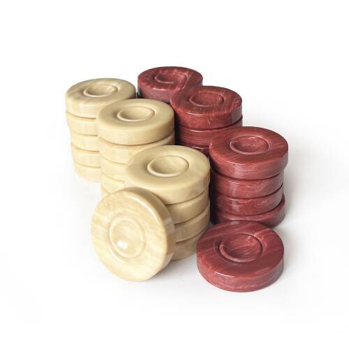 Helena Wood Art Süper Opak Lüks Polyester Tavla Pulu 35mm - 1