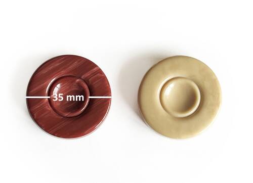 Helena Wood Art Süper Opak Lüks Polyester Tavla Pulu 35mm - 4