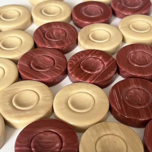 Helena Wood Art Süper Opak Lüks Polyester Tavla Pulu 35mm - 7