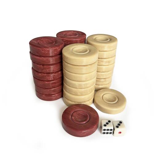 Helena Wood Art Süper Opak Lüks Polyester Tavla Pulu 35mm - 10