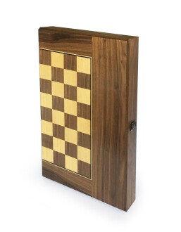 Tuana Game Geniş Ceviz Tavla Takımı Satranç Kareli - 10