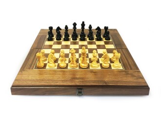 Tuana Game Geniş Ceviz Tavla ve Satranç Takımı - 3