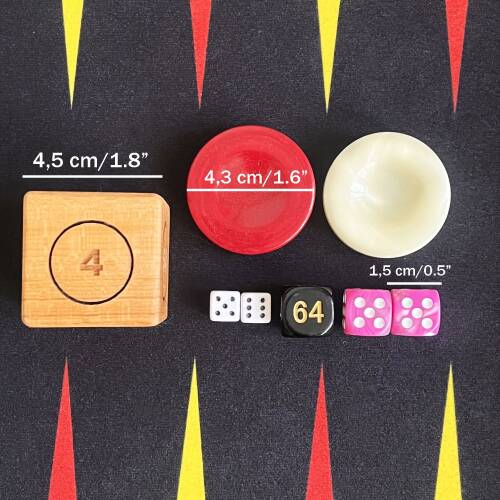 Helena Wood Art Turnuva Boy Tavla Kumaş Zemin 57x75 cm Sarı Kırmızı Ahşap Vido - 4