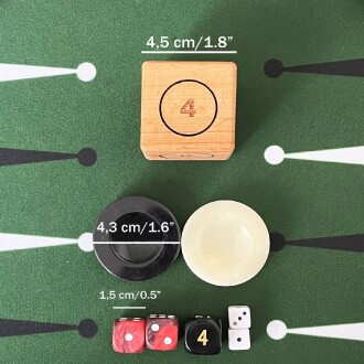 Helena Wood Art Turnuva Boy Tavla Kumaş Zemin 57x75cm - 4