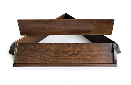 Helena Wood Art VIP El Yapımı Masif Ahşap Okey Takımı - 4