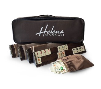 Helena Wood Art VIP El Yapımı Masif Ahşap Okey Takımı - 8