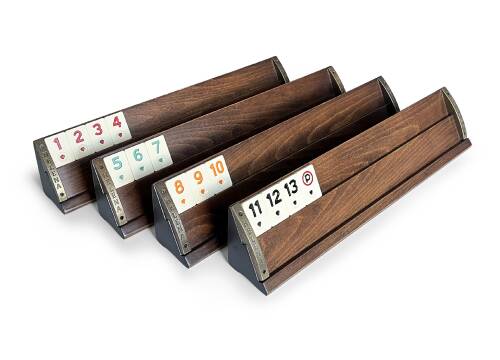 Helena Wood Art VIP El Yapımı Masif Ahşap Okey Takımı - 10