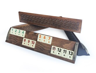 Helena Wood Art VIP Oymalı Masif Ahşap Okey Takımı Constantia - 3