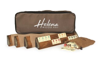 Helena Wood Art VIP Oymalı Masif Ahşap Okey Takımı Constantia - 8