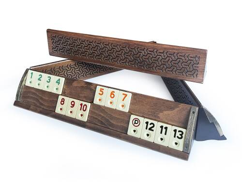 Helena Wood Art VIP Oymalı Masif Ahşap Okey Takımı Constantia - 3