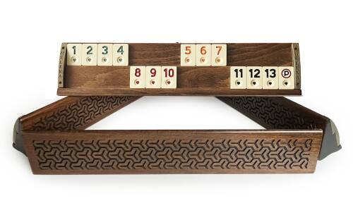 Helena Wood Art VIP Oymalı Masif Ahşap Okey Takımı Constantia - 5