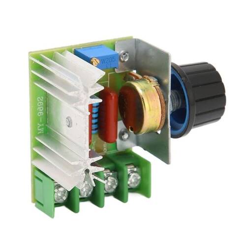 Hız Düğmesi 2000W Thyristor Elektronik Voltaj Regülatörü Dim Hız Sıcaklık Kontrolü - 6