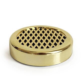 Humidor Puro Kutusu Nemlendirici Haznesi Yuvarlak ABS 58x13mm Sarı - 3