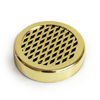 Humidor Puro Kutusu Nemlendirici Haznesi Yuvarlak ABS 58x13mm Sarı - 6