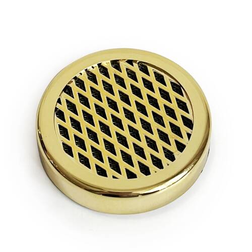 Humidor Puro Kutusu Nemlendirici Haznesi Yuvarlak ABS 58x13mm Sarı - 2