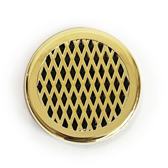 Humidor Puro Kutusu Nemlendirici Haznesi Yuvarlak ABS 58x13mm Sarı - 5