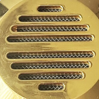 Humidor Puro Kutusu Nemlendirici Haznesi Yuvarlak Metal Sarı 43mm - Thumbnail