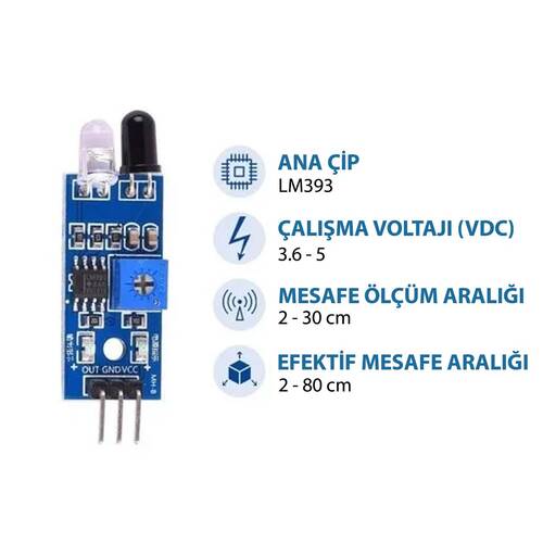 Infrared Engel Algılama Kaçınma Modülü