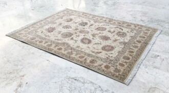 İran Tebriz İpek yün Karışımı El dokuması Halı 154x200 - 4