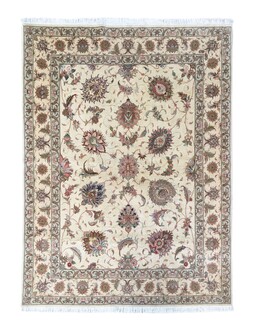 Handicraft - Persian Tabriz Silk and Wool Hand Knotted Carpet Rug 154x200