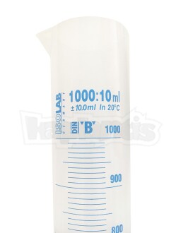 ISOLAB 1000ml Plastik Mezür Mavi Skala - 2