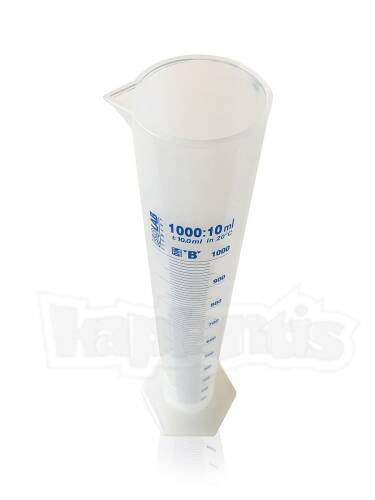 ISOLAB 1000ml Plastik Mezür Mavi Skala - 6