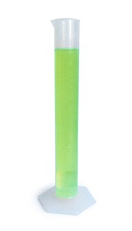 ISOLAB 250ml Plastic Measure Transparent Scale - Thumbnail