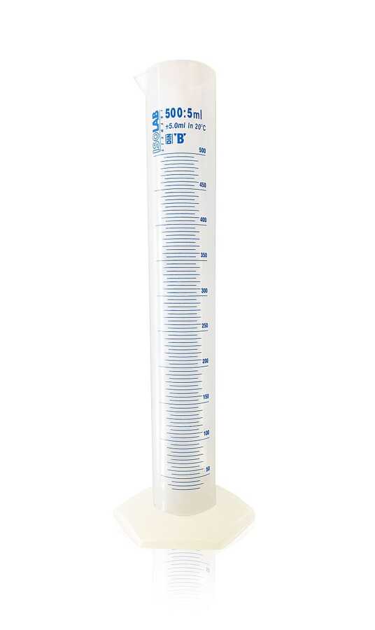  Isolab 500ml Plastik Mezür Mavi Skala