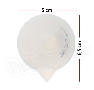 ISOLAB 500ml Plastik Mezür Mavi Skala - 3